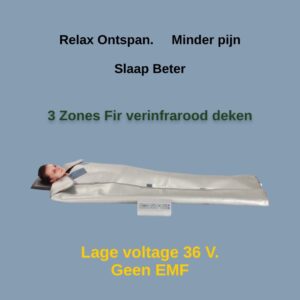 3 zones infrarood deken