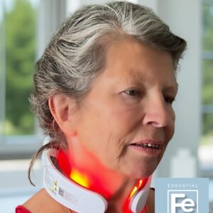 Lichttherapie rood+blauw. Draagbare nekband